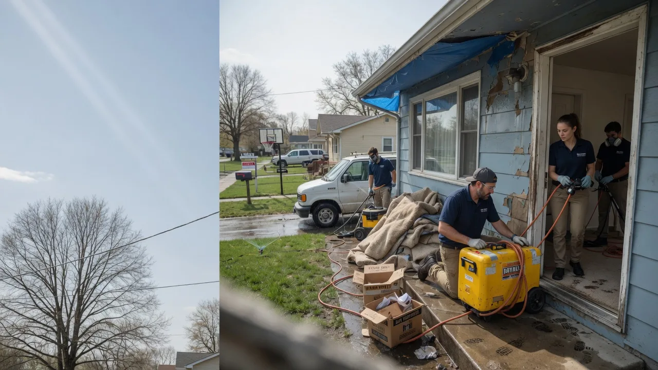 Basement Flood Cleanup in Crestline, OH near me
